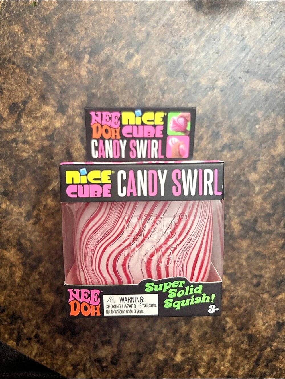 NeeDoh Nice Cube Candy Swirl Candy Swirl